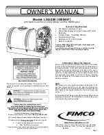 Fimco LSS-280 Owner'S Manual preview