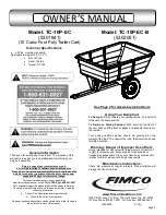 Fimco TC-10P-EC-B Owner'S Manual preview