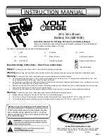 Fimco Volt Edge 5281506 Instruction Manual предпросмотр