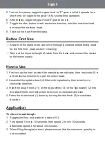 Предварительный просмотр 7 страницы Fimei MK-37/C Operating Instructions Manual