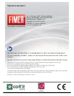 Preview for 2 page of Fimer 5T5.555.452 Instruction Manual