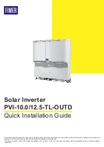 Fimer PVI-10.0-TL-OUTD Quick Installation Manual preview