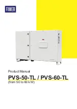 Fimer PVS-50-TL Product Manual предпросмотр