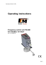 Preview for 1 page of fimotec-fischer 90.0210.61 Operating Instructions Manual