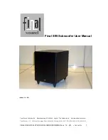 Final Sound Final S95 User Manual preview