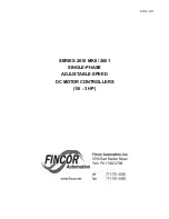 Предварительный просмотр 2 страницы Fincor 2601 Series Equipment Manual