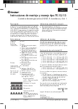 Preview for 9 page of finder 7E.12 Series Assembly And Operating Instructions Manual