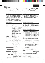 Preview for 10 page of finder 7E.12 Series Assembly And Operating Instructions Manual