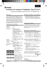 Preview for 11 page of finder 7E.12 Series Assembly And Operating Instructions Manual