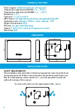 Preview for 4 page of finder BLISS WI-FI CHRONOTHERMOSTAT 1C.91 Manual