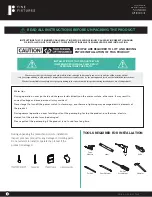 Preview for 2 page of fine fixtures AME4230 Installation Instructions Manual