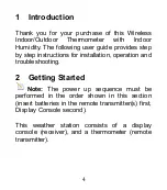 Preview for 4 page of Fine Offset Electronics WH0270 User Manual