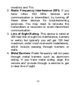 Preview for 16 page of Fine Offset Electronics WH0270 User Manual