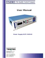 Preview for 1 page of Finero DCP-1500-05 User Manual