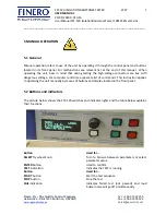 Preview for 14 page of Finero FST-120 User Manual