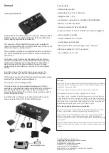 Preview for 2 page of Finhol Analog Multi Board Manual