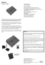 Preview for 1 page of Finhol Kick Box Mark I Manual