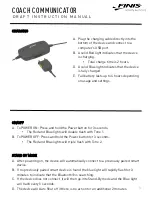 Preview for 3 page of FINIS 1.30.043 Instruction Manual