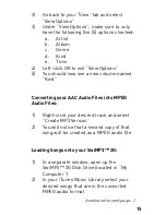 Preview for 15 page of FINIS SwiMP3 Instruction Manual