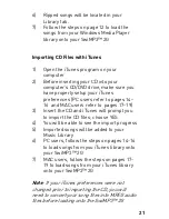 Preview for 21 page of FINIS SwiMP3 Instruction Manual