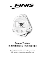 Preview for 1 page of FINIS Tempo Trainer Instructions & Training Tips