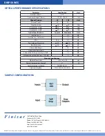 Предварительный просмотр 2 страницы Finisar DWP 50 Product Brief