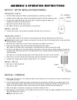 Preview for 8 page of Finish Thompson HVDP Series Operation-Installation-Parts Manual