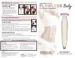 Finishing Touch FLAWLESS Body Instructions preview