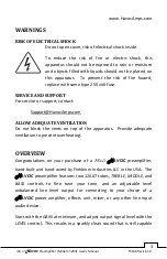 Preview for 3 page of Finkbiner Industries Mild HAVOC User Manual