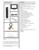 Preview for 3 page of Finlux 22F7030 Owner'S Manual