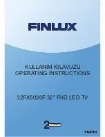 Finlux 32FX5020F Operating Instructions Manual preview