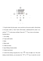 Preview for 6 page of Finlux FCH-3070 Narcissus User Instruction Manual