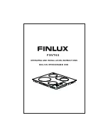 Предварительный просмотр 1 страницы Finlux FXVT 60 Operating And Installation Instructions