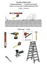 Preview for 1 page of Finn Art Blockhaus Double grillkota 9m2 Assembly Instruction Manual