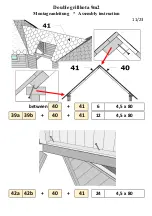 Preview for 12 page of Finn Art Blockhaus Double grillkota 9m2 Assembly Instruction Manual