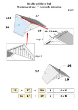 Preview for 15 page of Finn Art Blockhaus Double grillkota 9m2 Assembly Instruction Manual