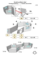 Preview for 5 page of Finn Art Blockhaus Double grillkota Assembly Instructions Manual