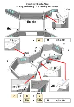 Preview for 8 page of Finn Art Blockhaus Double grillkota Assembly Instructions Manual