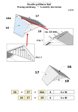 Preview for 15 page of Finn Art Blockhaus Double grillkota Assembly Instructions Manual
