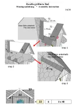 Preview for 17 page of Finn Art Blockhaus Double grillkota Assembly Instructions Manual