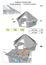 Preview for 9 page of Finn Art Blockhaus Grillkota 9.0 Assembly Instruction Manual