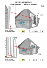 Preview for 10 page of Finn Art Blockhaus Grillkota 9 Assembly Instructions Manual