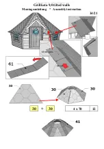 Preview for 15 page of Finn Art Blockhaus Grillkota 9 Assembly Instructions Manual