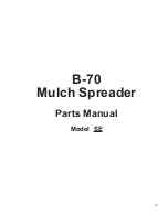 Preview for 19 page of Finn B-70 Parts And Operator'S Manual