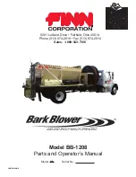 Preview for 1 page of Finn BarkBlower BB-1208 MS Parts And Operator'S Manual