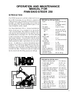 Preview for 9 page of Finn EAGLE 250 Operator And Parts Manual