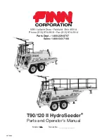 Preview for 1 page of Finn HydroSeeder T120 Parts And Operator'S Manual