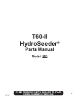 Preview for 39 page of Finn HydroSeeder T60-II MD Parts And Operator'S Manual