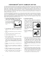 Preview for 8 page of Finn HydroSeeder T75 Parts And Operator'S Manual