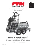 Finn HydroSeeder T90 Operator Instructions And Parts Manual preview